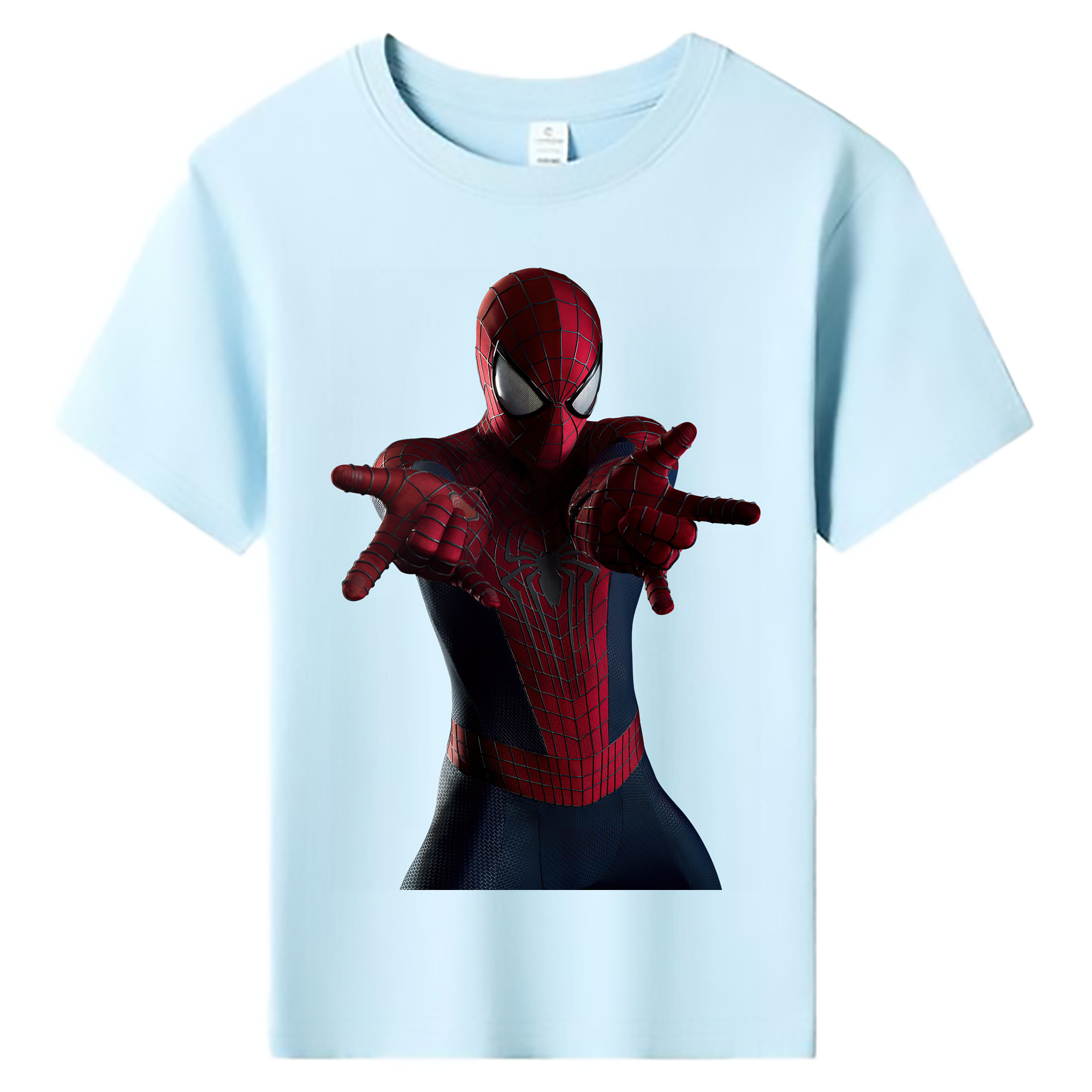 （画像用） Spider Man スパイダーマン 綿100％キッズTシャツ（フロントプリント）